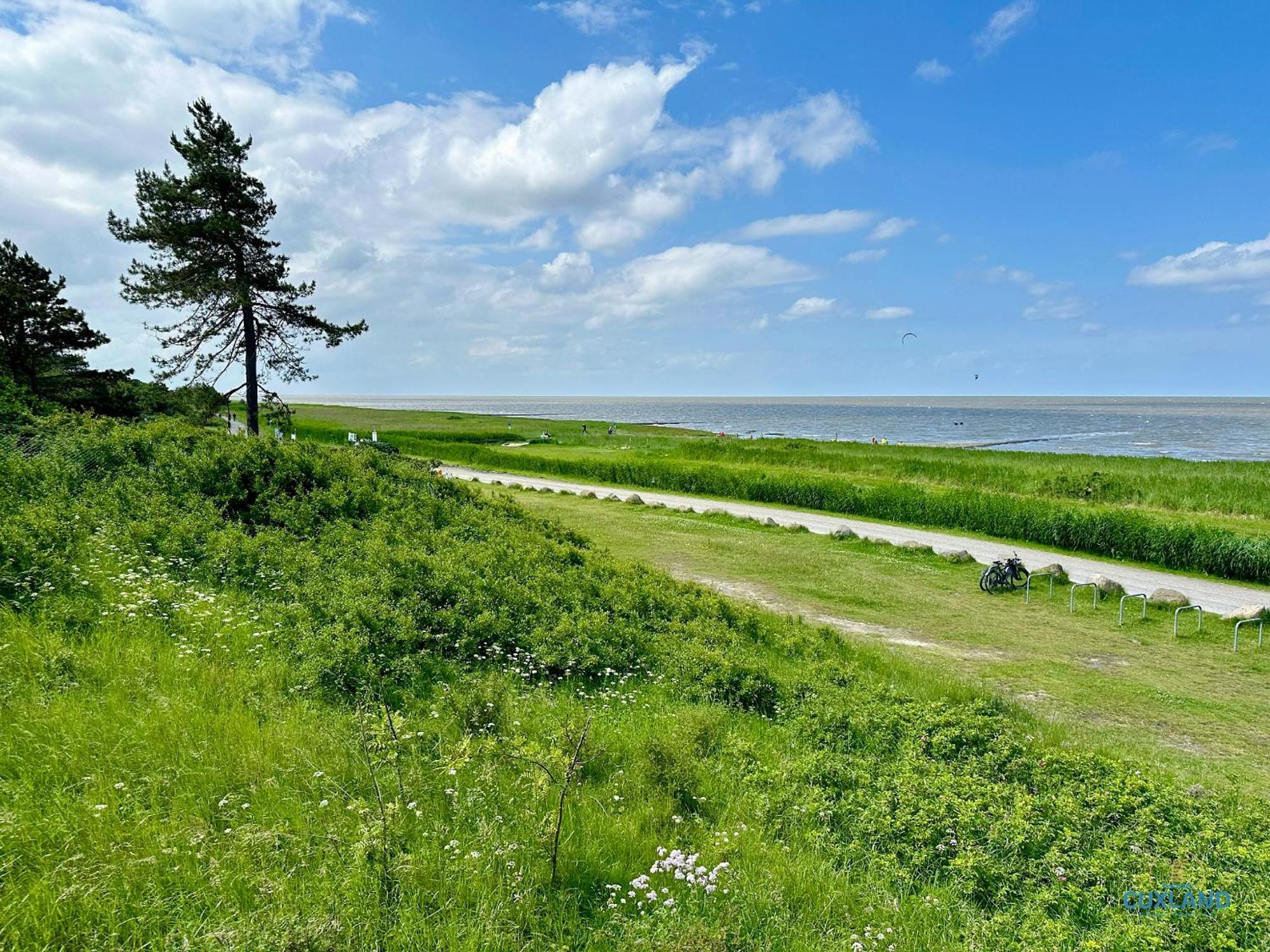 Urlaub Mit Spektakulaerer Aussicht Auf Das Wattenmeer Apartment Cuxhaven Exterior photo